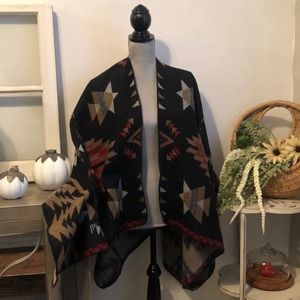 Super soft bohemian festival shawl